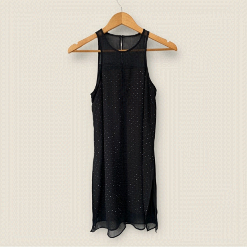 Dynamite Black Sparkly Tunic